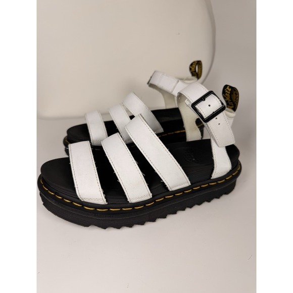 Dr Doc Martens Blaire Women's Size 8 Leather Strappy Platform Gladiator Sandals - Picture 5 of 10